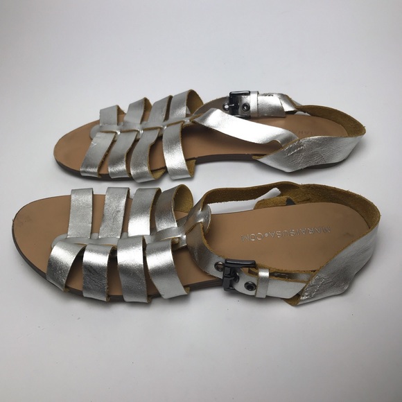 Marais USA | Silver Gladiator Sandals - Picture 3 of 4